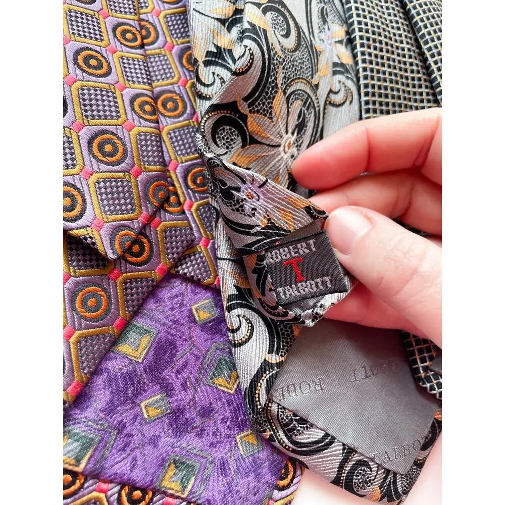 Robert Talbott Silk Men's Neck Tie Bundle